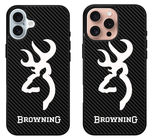 Browning Deer Carbon iPhone 16 | 16 Plus | 16 Pro | 16 Pro Max Case