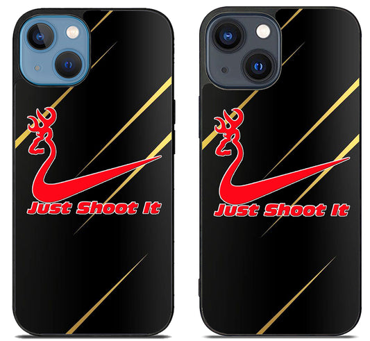 Browning Deer Just Shoot it Metallic iPhone 15 | iPhone 15 Plus Case