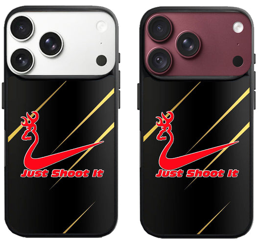 Browning Deer Just Shoot it Metallic iPhone 18 Pro | 18 Pro Max Case