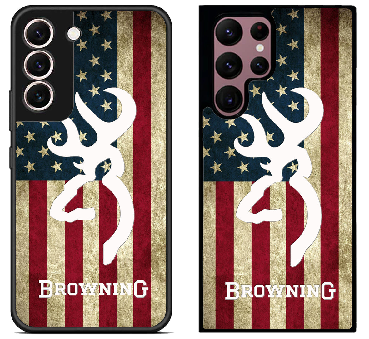 Browning Deer Logo Flag Samsung Galaxy S22 | S22+ | S22 Ultra Case