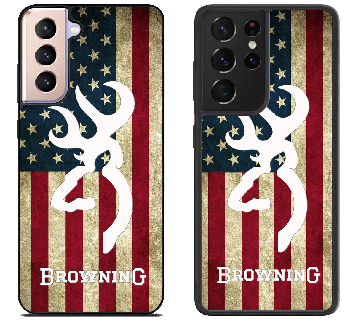 Browning Deer Logo Flag Samsung Galaxy S21 | S21 FE | S21+ | S21 Ultra Case