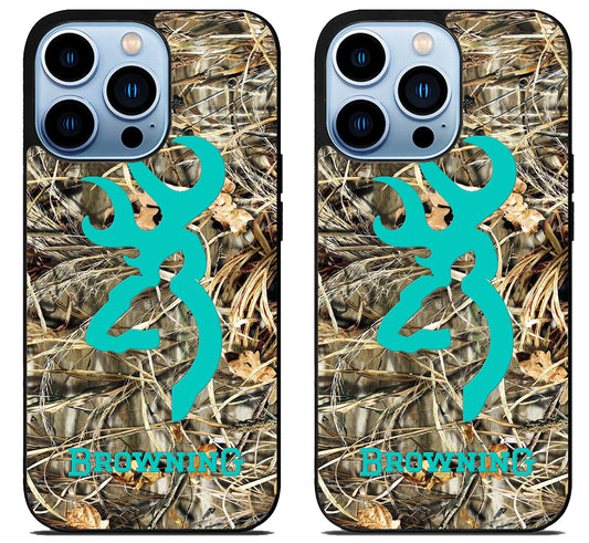 Browning Deer Mint Realtree iPhone 15 Pro | iPhone 15 Pro Max Case