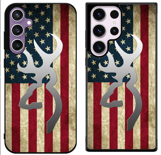 Browning Logo Flag Samsung Galaxy S24 | S24+ | S24 Ultra Case