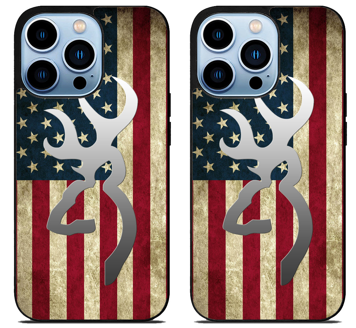 Browning Logo Flag iPhone 15 Pro | iPhone 15 Pro Max Case