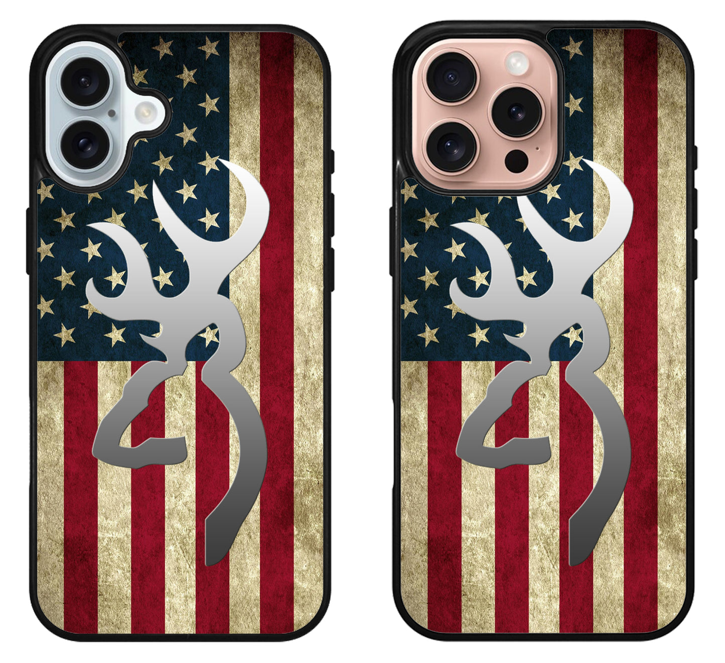 Browning Logo Flag iPhone 16 | 16 Plus | 16 Pro | 16 Pro Max Case