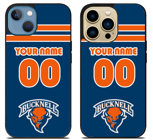 Custom Personalized Bucknell Bison iPhone 14 | 14 Plus | 14 Pro | 14 Pro Max Case