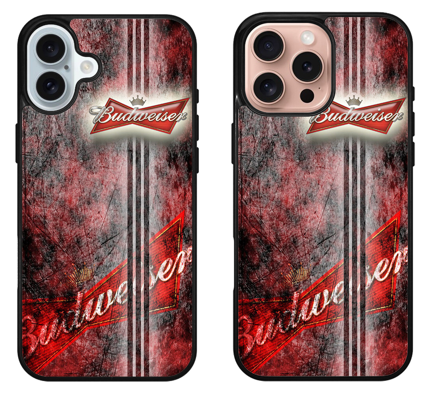 Budweiser Red Wallpaper iPhone 16 | 16 Plus | 16 Pro | 16 Pro Max Case