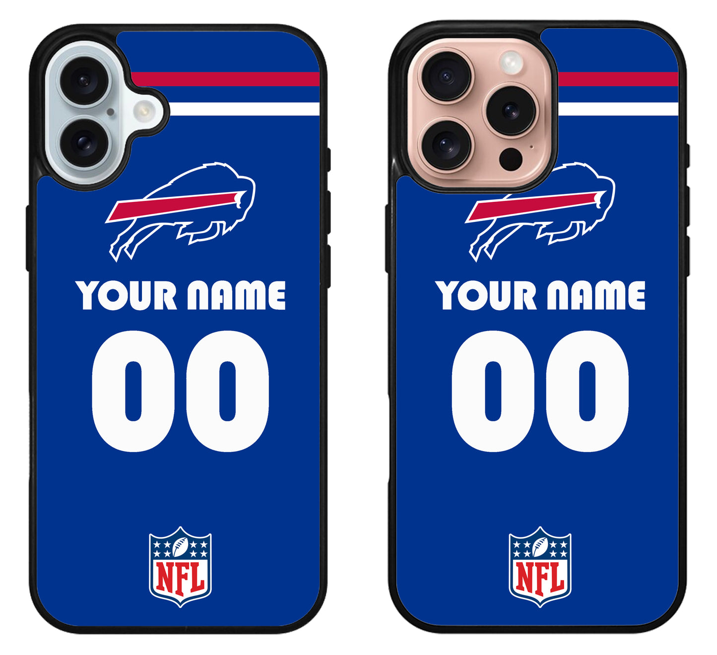 Custom Personalized Buffalo Bills NFL iPhone 16 | 16 Plus | 16 Pro | 16 Pro Max Case