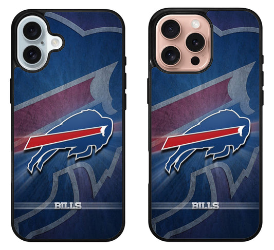 Buffalo Bills Logo Background iPhone 16 | 16 Plus | 16 Pro | 16 Pro Max Case