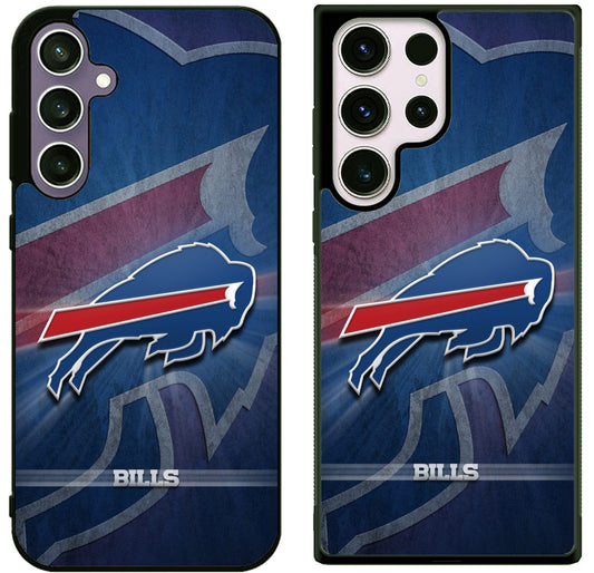 Buffalo Bills Logo Background Samsung Galaxy S25 | S25+ | S25 Ultra Case