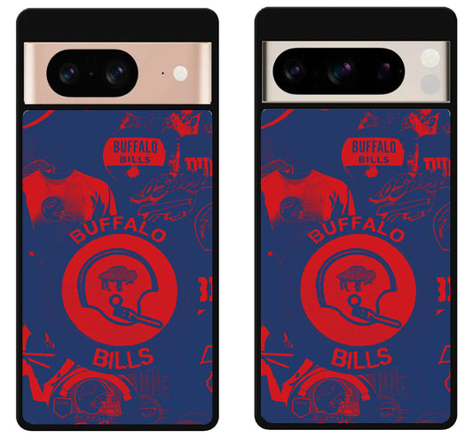 Buffalo Bills Painted Google Pixel 8 | 8 Pro Case