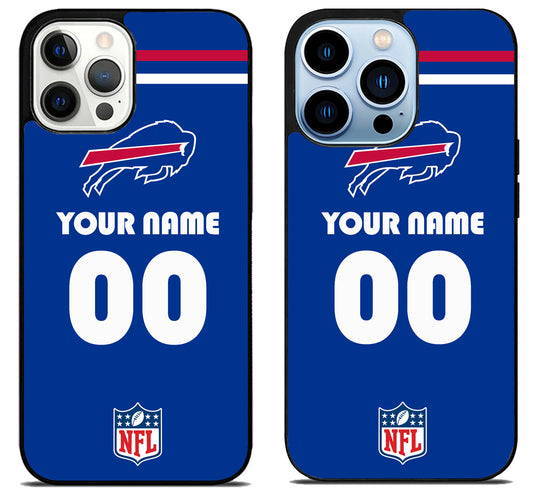 Custom Personalized Buffalo Bills NFL iPhone 15 Pro | iPhone 15 Pro Max Case