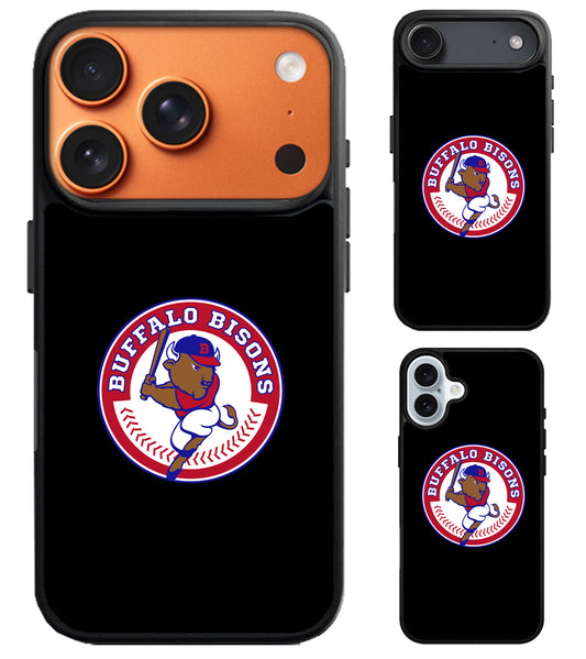 Buffalo Bisons Black iPhone Air | iPhone 17 | 17 Pro | 17 Pro Max Case