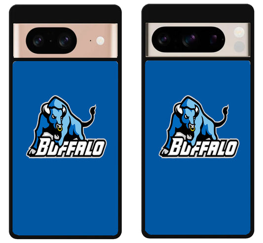 Buffalo Bulls Logo Blue Google Pixel 8 | 8 Pro Case