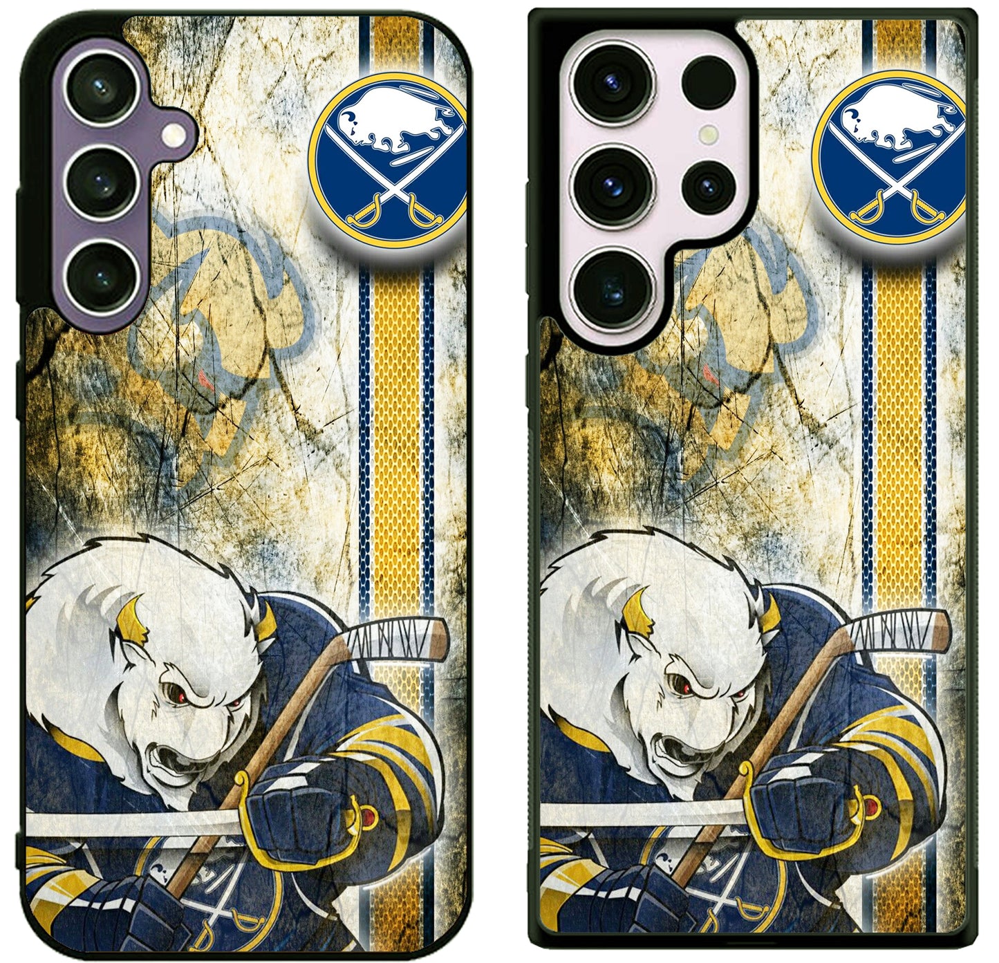 Buffalo Sabres Background Samsung Galaxy S25 | S25+ | S25 Ultra Case