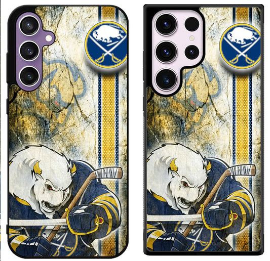 Buffalo Sabres Background Samsung Galaxy S24 | S24+ | S24 Ultra Case
