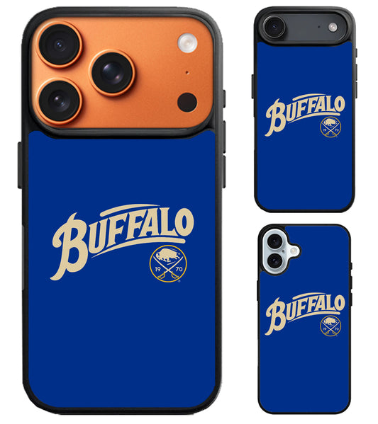 Buffalo Sabres Blue iPhone Air | iPhone 17 | 17 Pro | 17 Pro Max Case