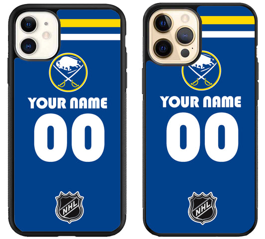 Custom Personalized Buffalo Sabres NHL iPhone 12 | 12 Mini | 12 Pro | 12 Pro Max Case