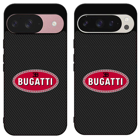 Bugatti Logo Carbon Google Pixel 9 | 9 Pro | 9 Pro XL Case