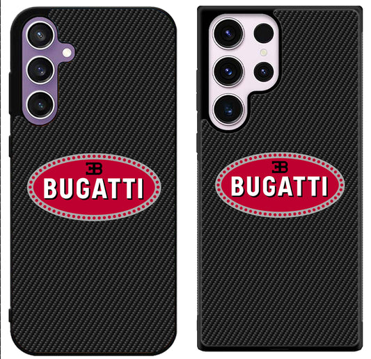 Bugatti Logo Carbon Samsung Galaxy S24 | S24+ | S24 Ultra Case