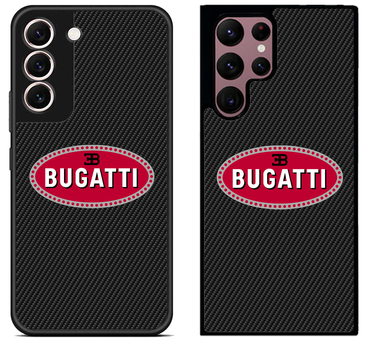 Bugatti Logo Carbon Samsung Galaxy S22 | S22+ | S22 Ultra Case