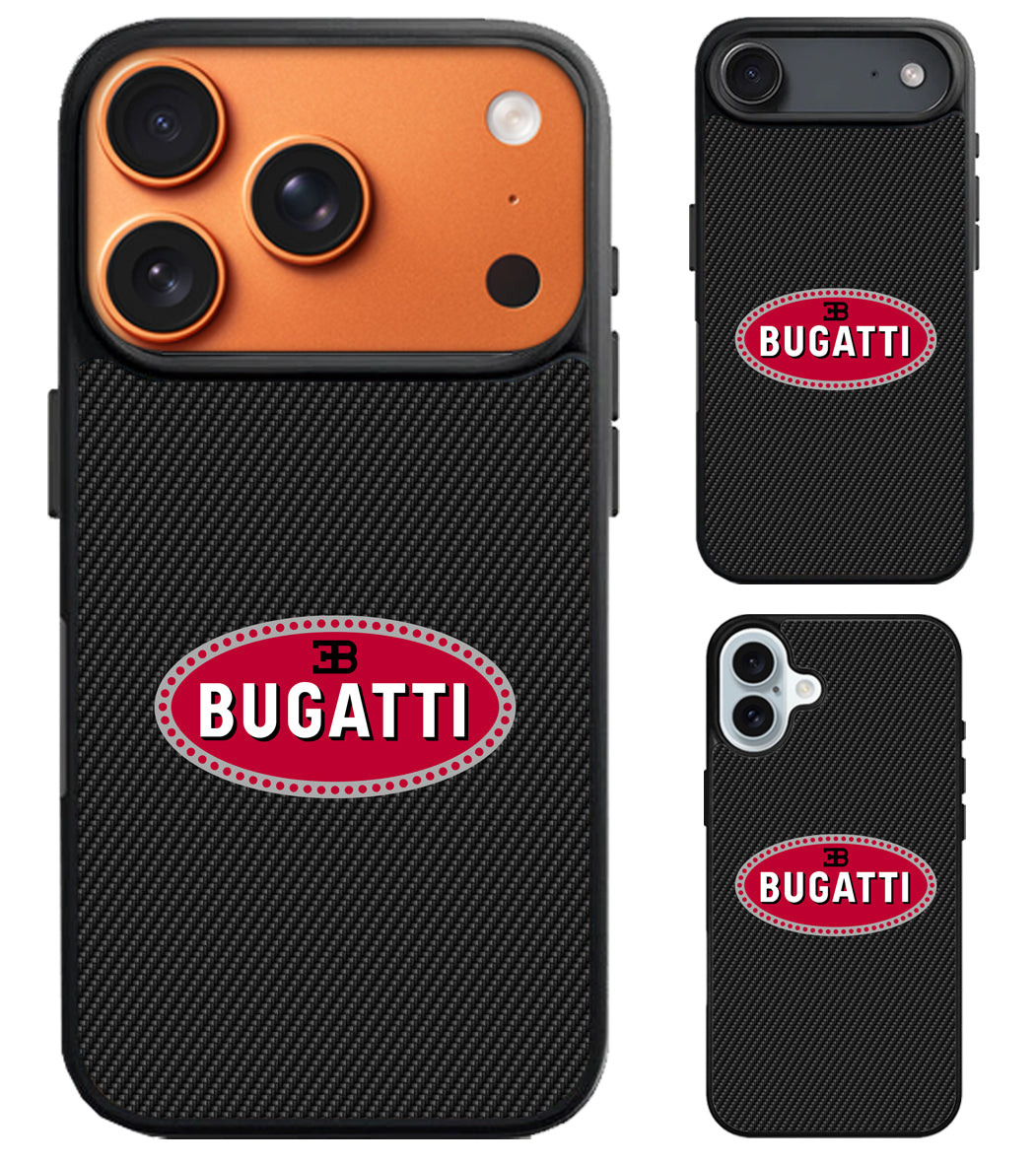 Bugatti Logo Carbon iPhone Air | iPhone 17 | 17 Pro | 17 Pro Max Case