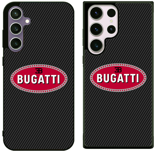 Bugatti Logo Carbon Samsung Galaxy S25 | S25+ | S25 Ultra Case