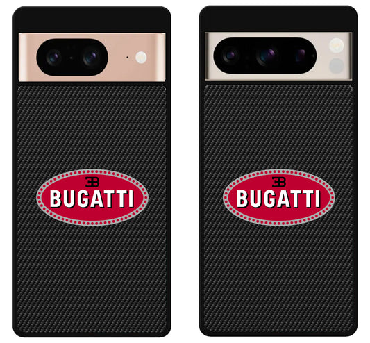 Bugatti Logo Carbon Google Pixel 8 | 8 Pro Case