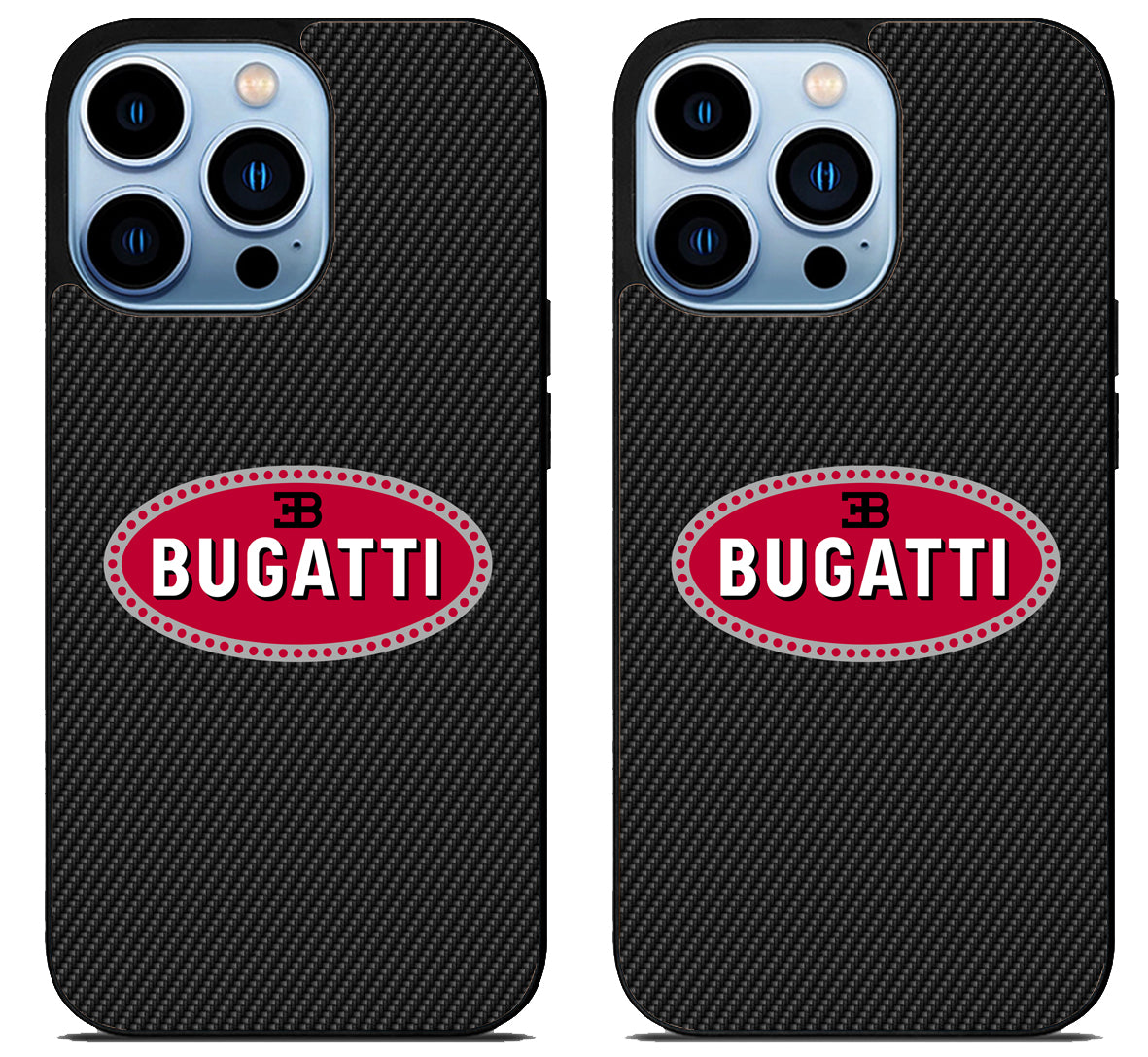 Bugatti Logo Carbon iPhone 15 Pro | iPhone 15 Pro Max Case