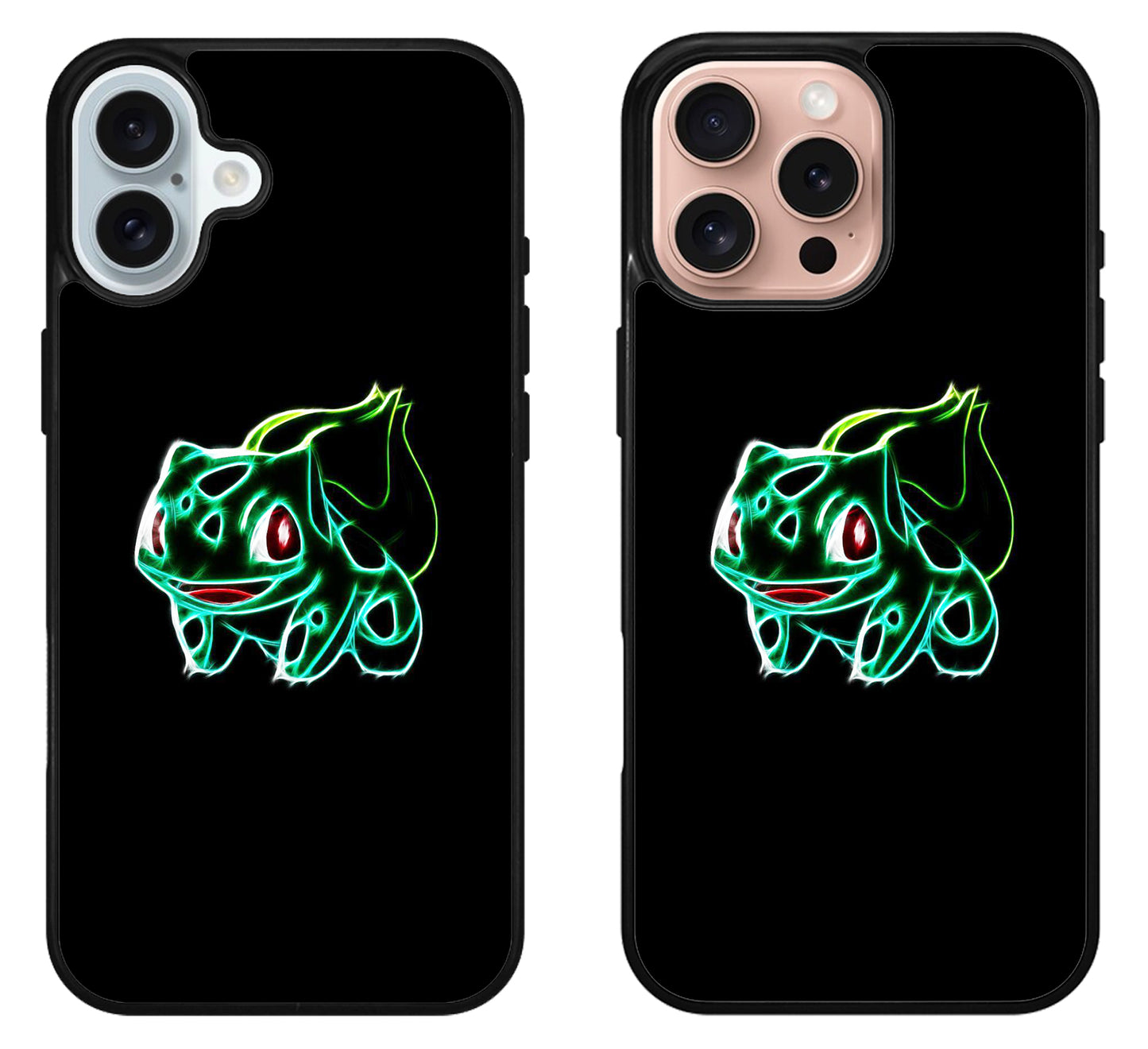 Bulbasaur Pokemon Neon iPhone 16 | 16 Plus | 16 Pro | 16 Pro Max Case