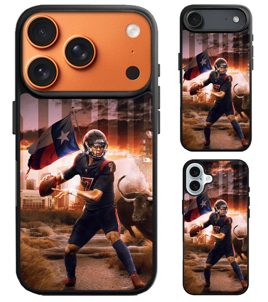 CJ Stroud Background iPhone Air | iPhone 17 | 17 Pro | 17 Pro Max Case