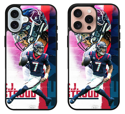 CJ Stroud Houston Texans iPhone 16 | 16 Plus | 16 Pro | 16 Pro Max Case