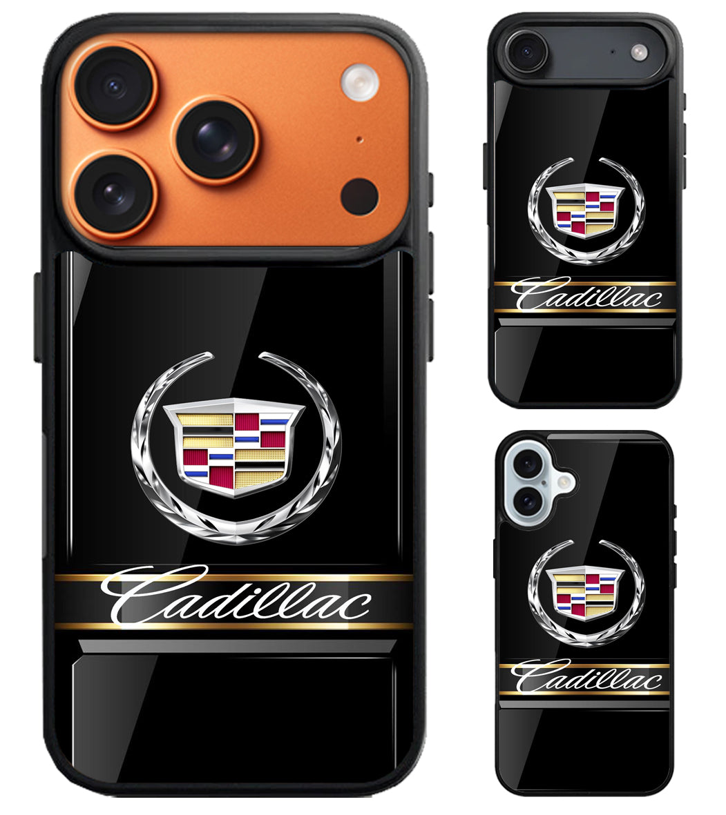 Cadillac Black Metallic iPhone Air | iPhone 17 | 17 Pro | 17 Pro Max Case
