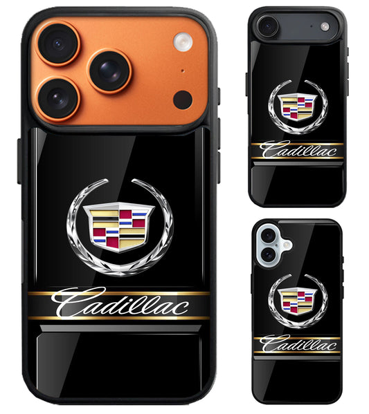 Cadillac Black Metallic iPhone Air | iPhone 17 | 17 Pro | 17 Pro Max Case