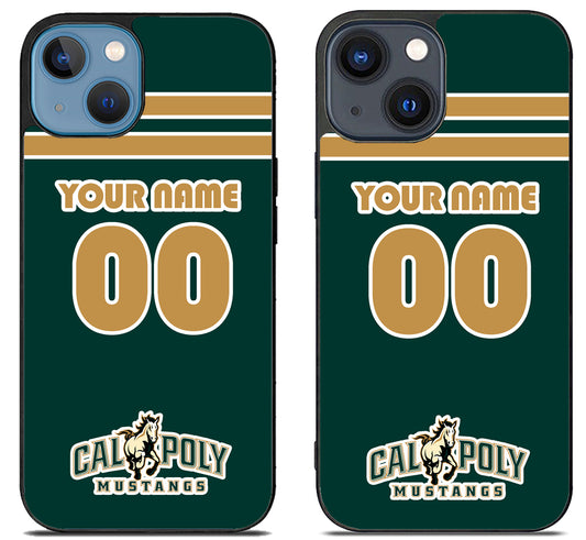 Custom Personalized Cal Poly Mustangs iPhone 15 | iPhone 15 Plus Case