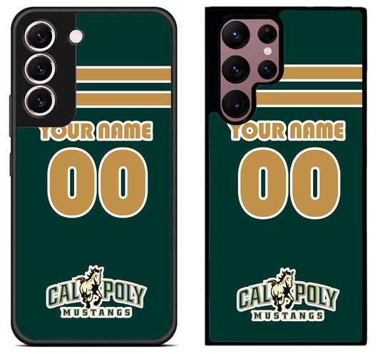 Custom Personalized Cal Poly Mustangs Samsung Galaxy S22 | S22+ | S22 Ultra Case