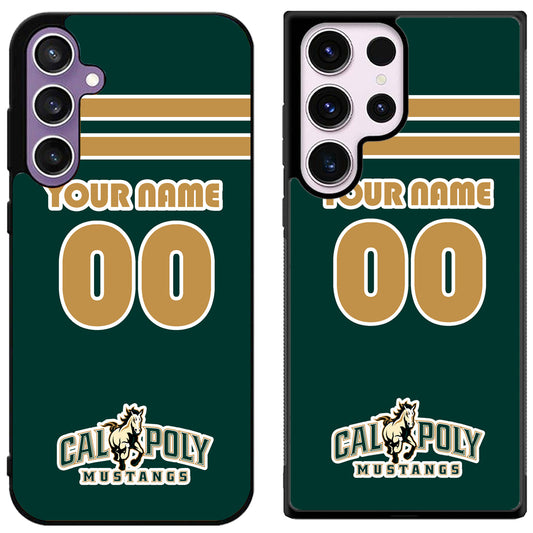 Custom Personalized Cal Poly Mustangs Samsung Galaxy S24 | S24+ | S24 Ultra Case