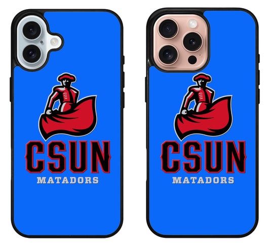 Cal State Northridge Matadors Logo iPhone 16 | 16 Plus | 16 Pro | 16 Pro Max Case