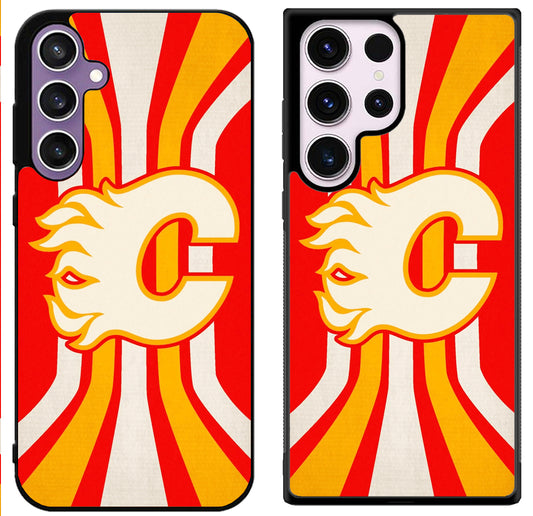 Calgary Flames Colorfull Samsung Galaxy S24 | S24+ | S24 Ultra Case