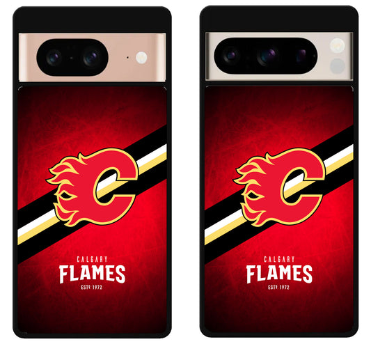Calgary Flames Cover Google Pixel 8 | 8 Pro Case