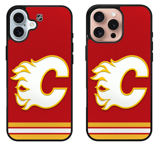 Calgary Flames NHL iPhone 16 | 16 Plus | 16 Pro | 16 Pro Max Case