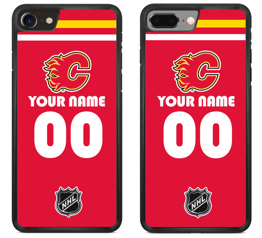 Custom Personalized Calgary Flames NHL iPhone 8 | 8 Plus Case