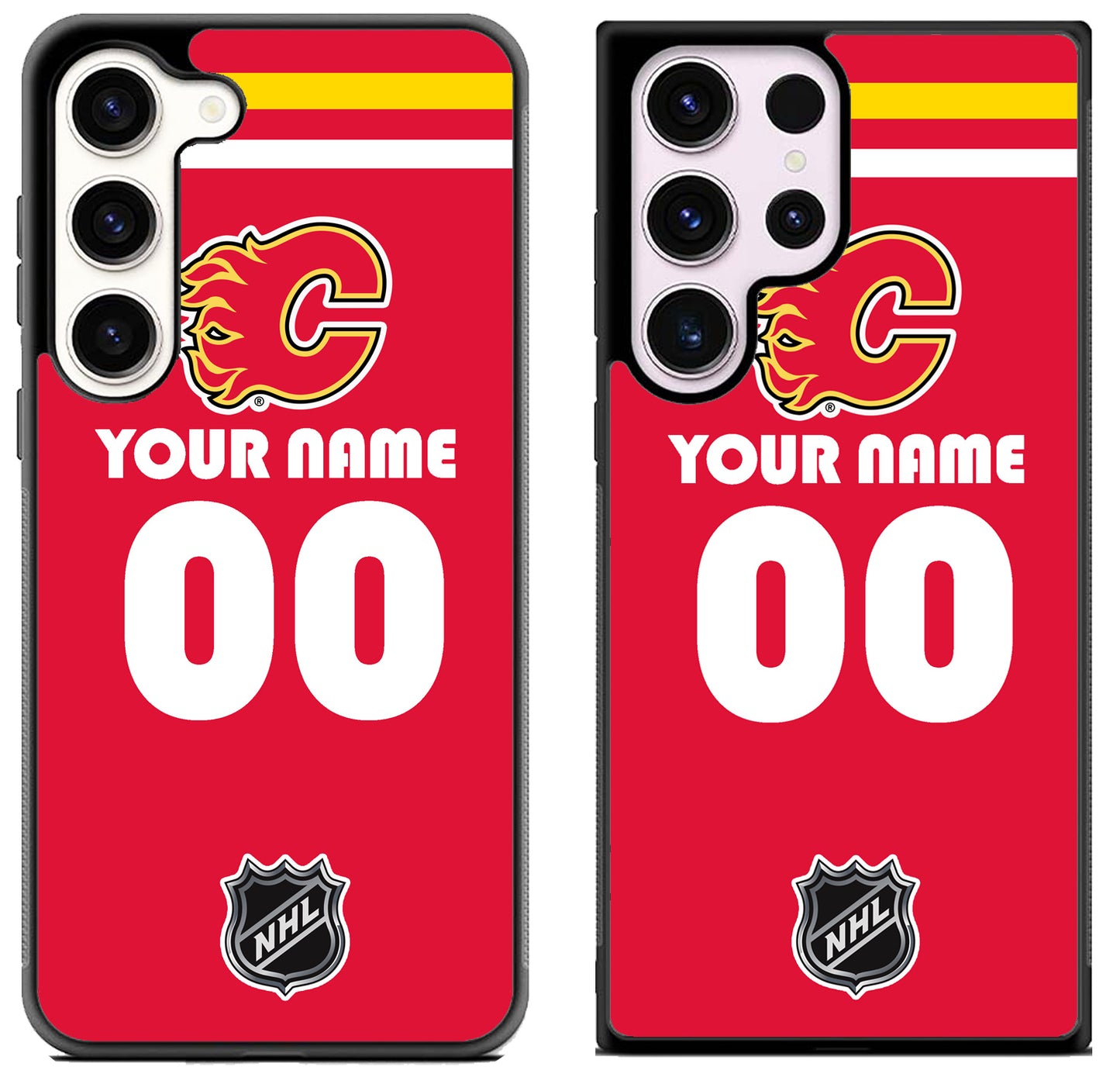 Custom Personalized Calgary Flames NHL Samsung Galaxy S23 | S23+ | S23 Ultra Case