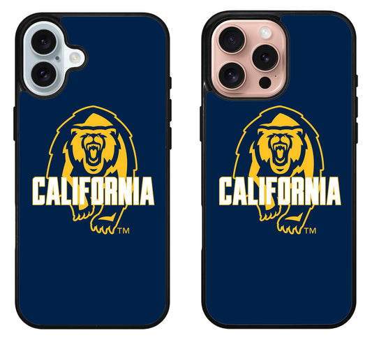 California Golden Bears Logo Blue iPhone 16 | 16 Plus | 16 Pro | 16 Pro Max Case