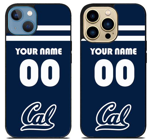 Custom Personalized California Golden Bears iPhone 14 | 14 Plus | 14 Pro | 14 Pro Max Case