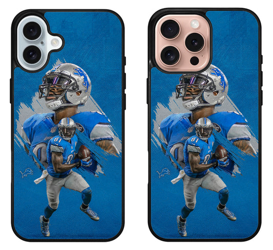 Calvin Johnson Detroit Lions iPhone 16 | 16 Plus | 16 Pro | 16 Pro Max Case