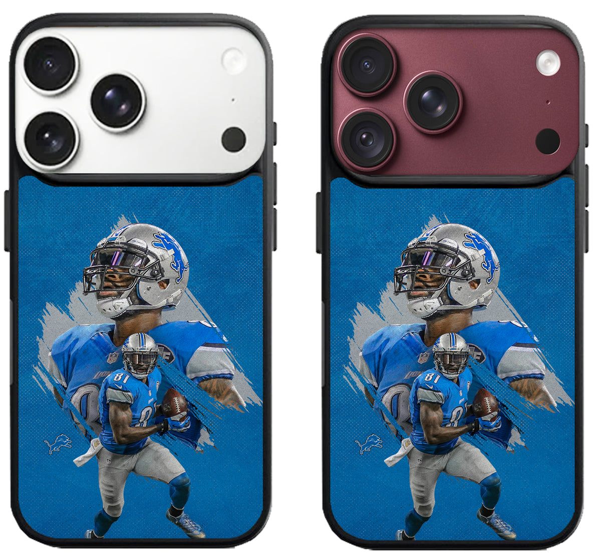 Calvin Johnson Detroit Lions iPhone 18 Pro | 18 Pro Max Case