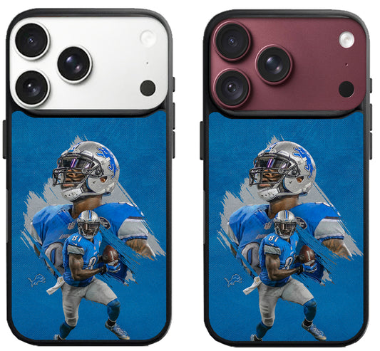 Calvin Johnson Detroit Lions iPhone 18 Pro | 18 Pro Max Case