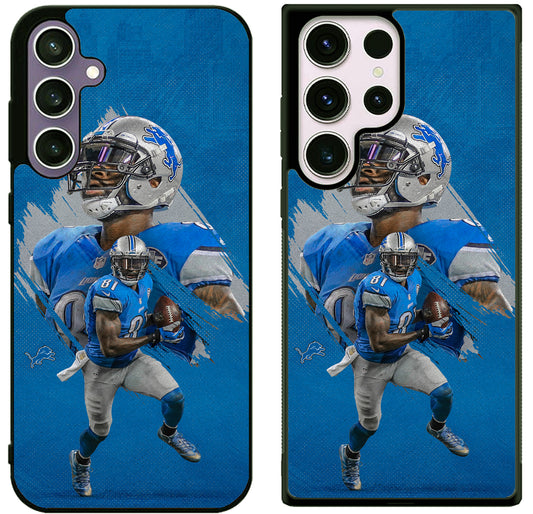 Calvin Johnson Detroit Lions Samsung Galaxy S25 | S25+ | S25 Ultra Case