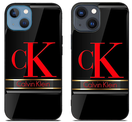 Calvin Klein Black Metallic iPhone 15 | iPhone 15 Plus Case